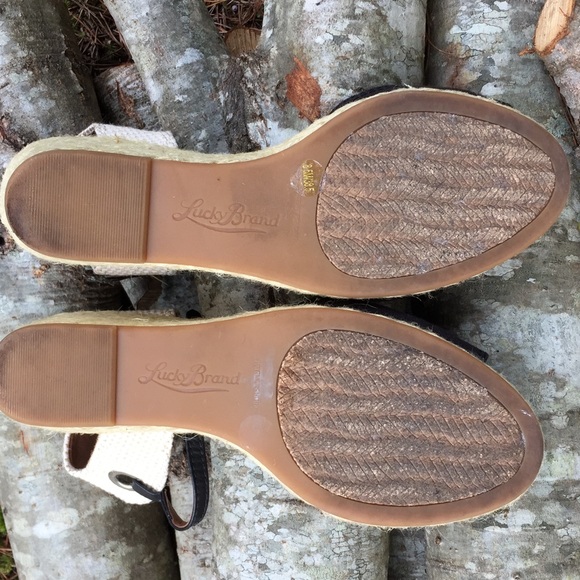 Lucky Brand Espadrille Wedges Summer Casual - Picture 7 of 7
